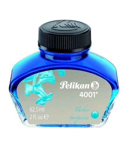 Pelikan 4001 Fountain Pen Ink Bottle (Turquoise - 62.5 ML)