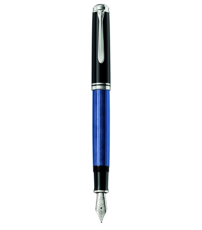 Untitled design (10) Pelikan Souveran M805 Black- Blue Fountain Pen - Image 1