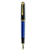 Pelikan M800 Fountain Pen Black Blue GT