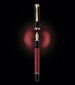 Pelikan Souveran M800 Black Red Fountain Pen - Image 2