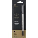Parker Quink Roller Ball Pen Refill Medium Black