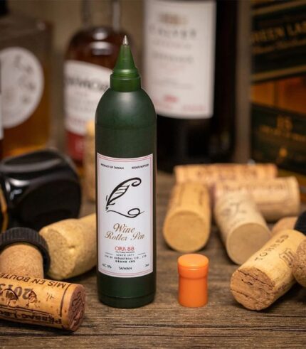 A Distinctive Wine-Bottle-Inspired Design
