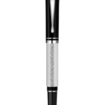 Majhon P138 Piston-Filling Fountain Pen – Silver-Plated Octahedral Etching