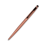 Parker Insignia Rose Gold Black Metal Trim Ball Pen With Card Holder Gift Set
