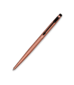Parker Insignia Rose Gold Black Metal Trim Ball Pen With Card Holder Gift Set
