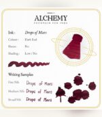 Alchemy Drops of Mars Fountain Pen Ink - 45 ml - Image 4