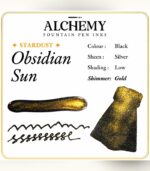 Alchemy Obsidian Sun Fountain Pen Ink - 45 ml - Image 2