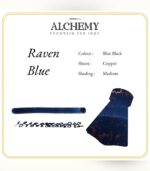 Alchemy Raven Blue Fountain Pen Ink - 45 ml - Image 3