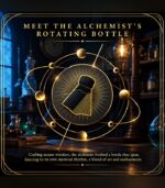 Alchemy Raven Blue Fountain Pen Ink - 45 ml - Image 4